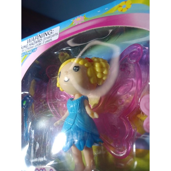 RARE Mini Dizzy Doo Blonde Girl Doll Lot Of 2 Wings Pigtails Butterfly Wand - Picture 11 of 13
